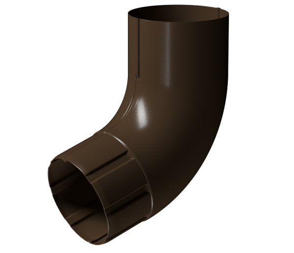 Колено 72° D90 Döcke STAL PREMIUM Каштан, (RAL 8017) купить в Березниках