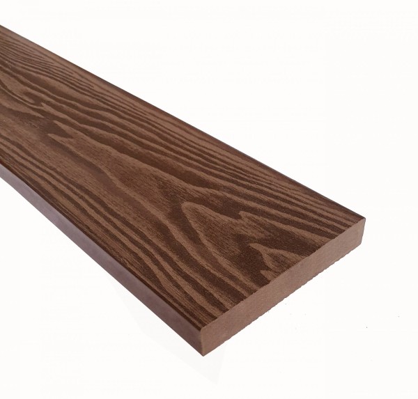 Террасная доска из ДПК Terrapol Смарт 3D Полнотелая без паза Орех Милано купить в Березниках