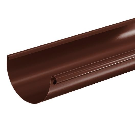 Водосток Aquasistem, система 150/100 - Водосточный желоб 3.00м RAL 8017 Коричневый купить в Березниках