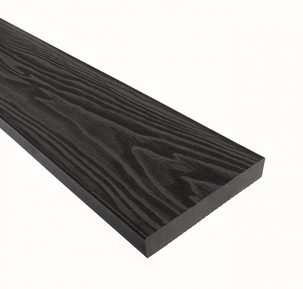 Террасная доска из ДПК Terrapol Смарт 3D Полнотелая без паза Черное дерево купить в Березниках
