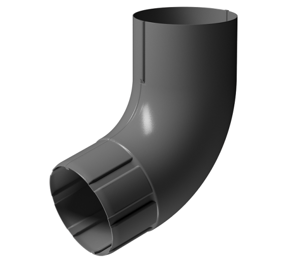Колено 72° D90 Döcke STAL PREMIUM Графит, (RAL 7024) купить в Березниках