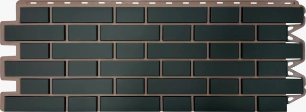 Фасадная панель Альта-Профиль, Кирпич Клинкерный, Графит купить в Березниках