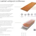 Фибросайдинг DECOVER 3600 x 190 x 8 мм Mokko купить в Березниках