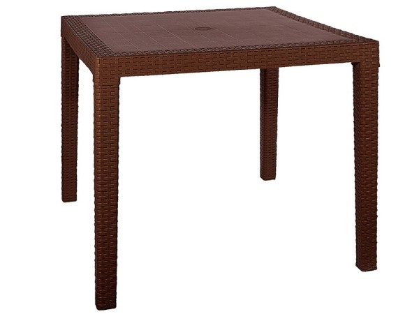 Стол квадратный FIJI Quatro Table Коричневый купить в Березниках
