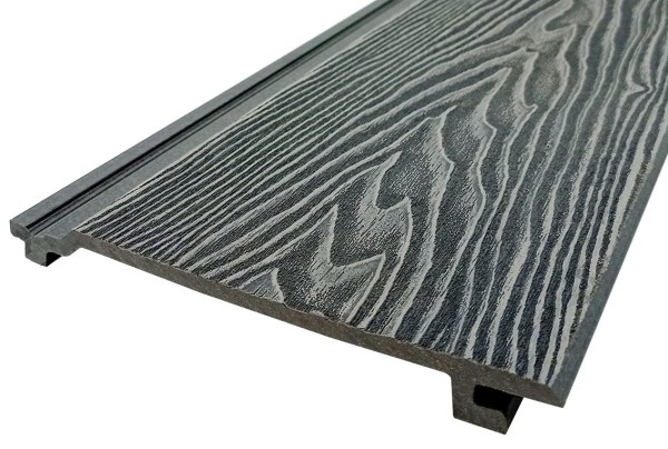 Сайдинг Darvolex 185x19x3000мм, 3D тиснение Серый купить в Березниках