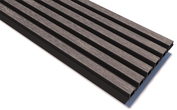 Реечные панели WOODVEX Lines Ultra Smoke gray купить в Березниках