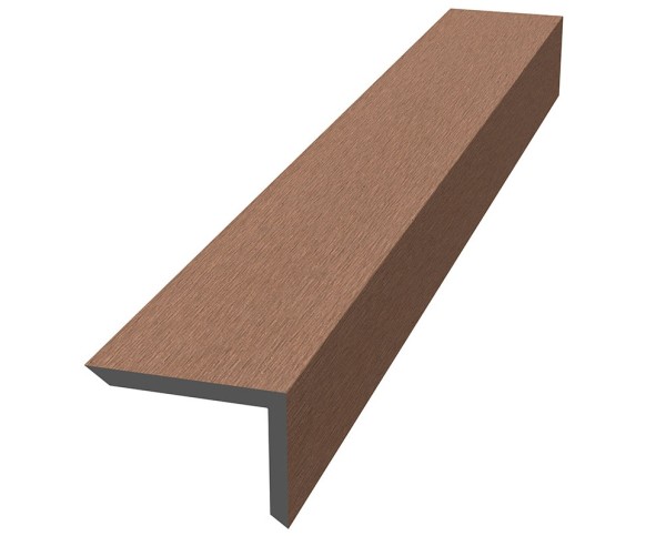 Уголок ДПК для террасной доски NauticPrime, 60x40x2900мм Кедр купить в Березниках