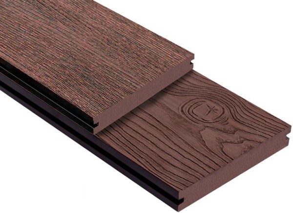 Террасная доска ДПК Outdoor 3D полнотелая STORM/OCEAN BROWN коричневая микс купить в Березниках