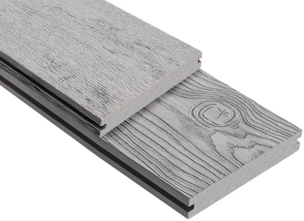 Террасная доска ДПК Outdoor 3D полнотелая STORM/OCEAN GREY серая микс купить в Березниках
