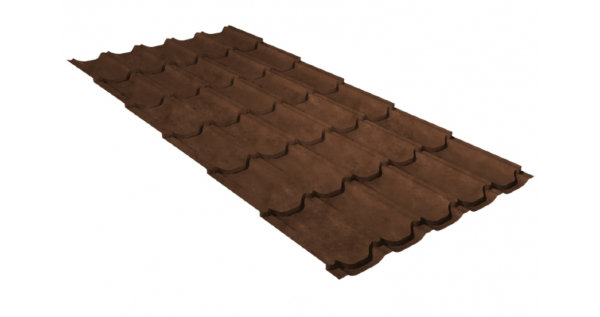 Металлочерепица квинта плюс 0,45 Safari Twincolor Brown купить в Березниках