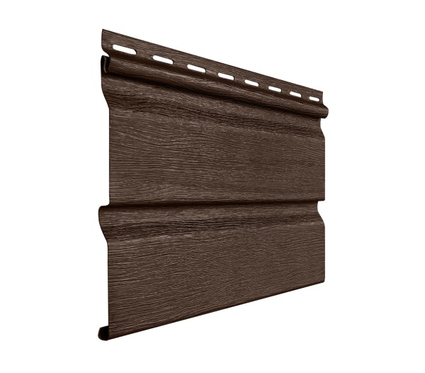 Виниловый сайдинг fineber (файнбер) - серия "стандарт", коричневый купить в Березниках