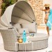 Диван-Трансформер AFINA плетеный из иск. ротанга AFM-325 Beige купить в Березниках