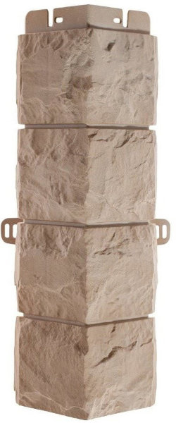 Фасадная панель Наружный угол фагот (талдомский), 0,45 х 0,13м (н) купить в Березниках