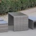 Диван-Трансформер AFINA плетеный из иск. ротанга S330G-W78 Grey купить в Березниках