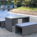 Диван-Трансформер AFINA плетеный из иск. ротанга S330G-W78 Grey купить в Березниках