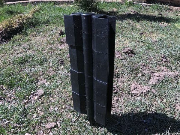 Угловой элемент поворотный, пластиковый от 60° до 300° для доски 300х30 мм из ДПК чёрный Holzhof купить в Березниках