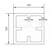 Столб SEQUOIA Evolution 3D WOOD BROWN купить в Березниках