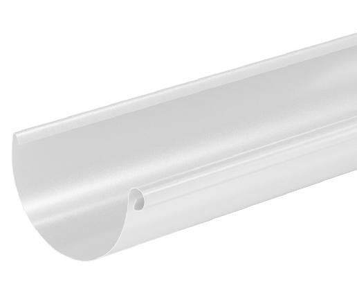 Водосток Aquasistem, система 125x90 - Водосточный желоб 3.00м RAL 9003 Белый купить в Березниках