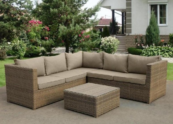 Комплект мебели AFINA плетеной из иск. ротанга YR825B Beige купить в Березниках