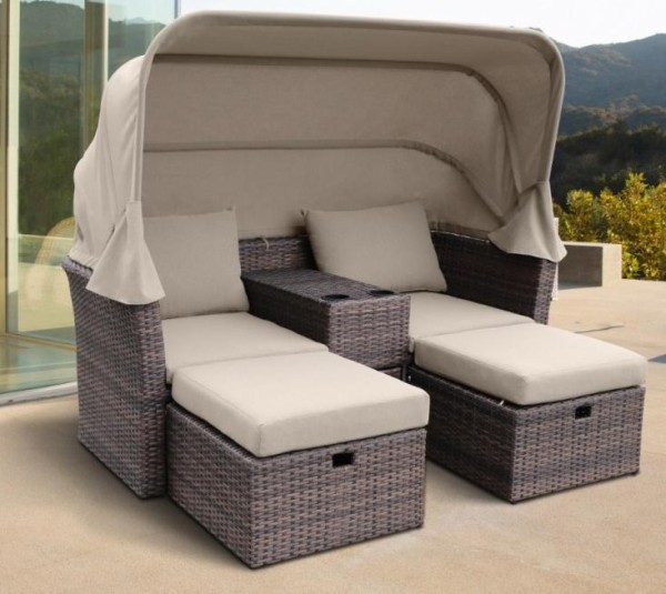 Комплект мебели AFINA плетеной из иск. ротанга AFM-330B Brown купить в Березниках