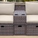 Комплект мебели AFINA плетеной из иск. ротанга AFM-330B Brown купить в Березниках