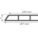 Доска Ромбус 3D ДПК Outdoor STORM GREY серая микс купить в Березниках