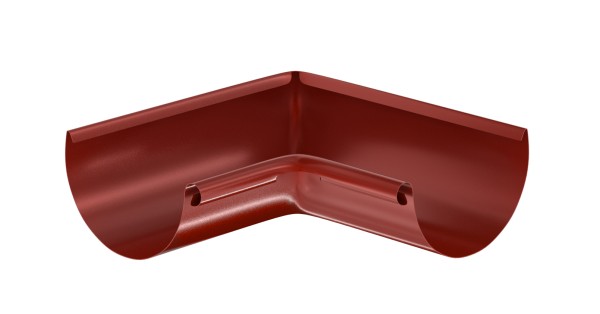 Водосток Aquasistem, система 125x90 - Угол желоба, внутренний 90° RR 29 Бургундский купить в Березниках