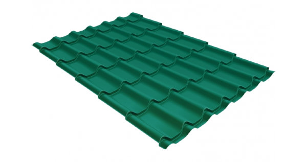 Металлочерепица классик 0,5 Satin RAL 5021 купить в Березниках