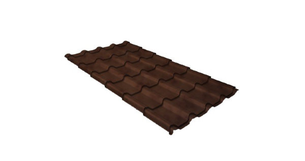 Металлочерепица камея 0,45 Safari Twincolor Brown купить в Березниках