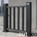 Ограждение из ДПК Outdoor Классик 3D STORM чёрный купить в Березниках