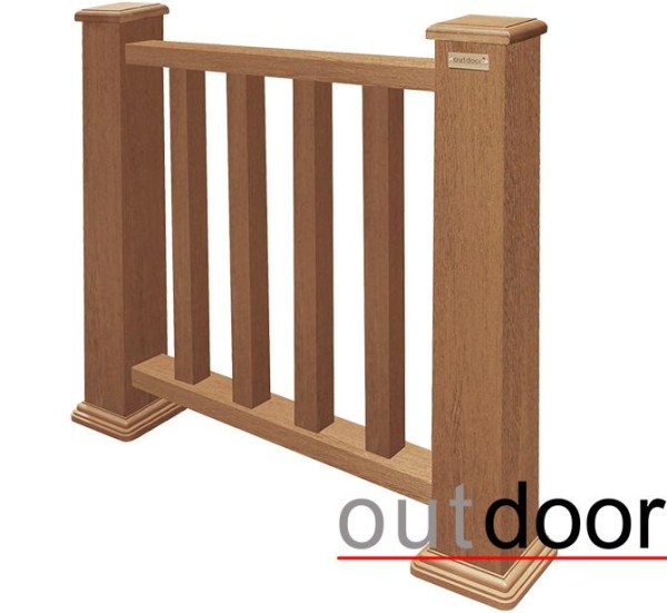 Ограждение из ДПК Outdoor Классик 3D STORM дуб купить в Березниках