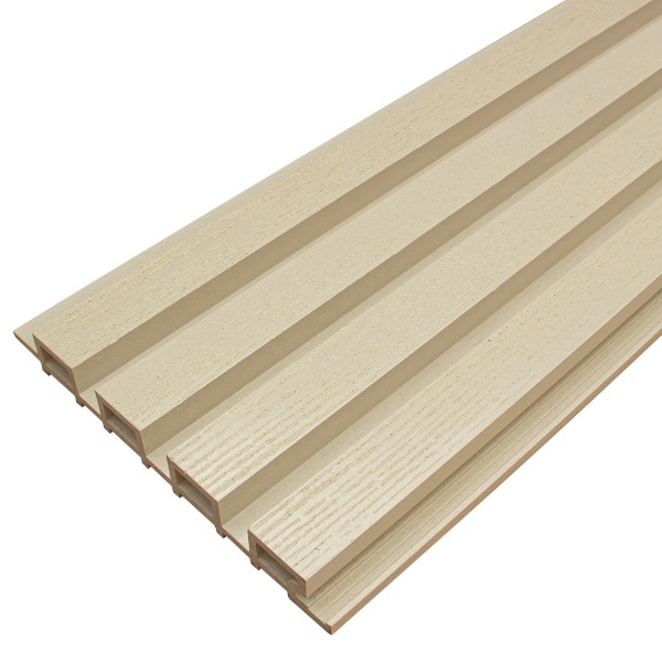 Фасадная доска из ДПК Faynag Wood Рейка Слоновая кость купить в Березниках