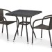Комплект плетеной мебели AFINA из иск. ротанга T282BNT/Y137C-W53 Brown 2Pcs купить в Березниках