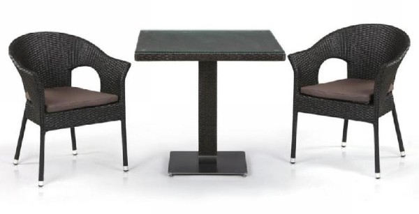Комплект плетеной мебели AFINA из иск. ротанга T605SWT/Y79A-W53 Brown 2Pcs купить в Березниках