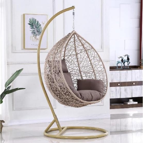 Кресло Подвесное из искусственного ротанга AFM-169A-LB Beige купить в Березниках
