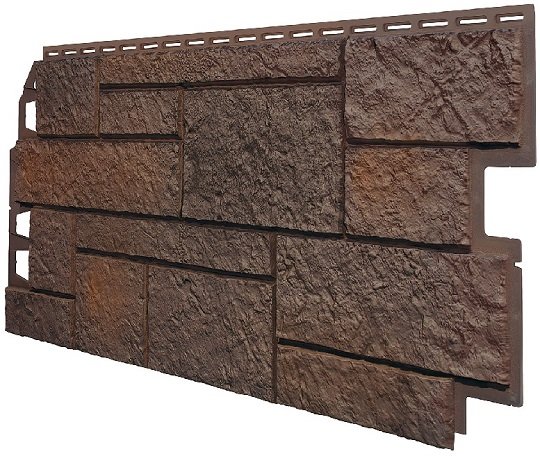 Фасадная панель VOX Sandstone (Сандстоун) темно коричневый купить в Березниках