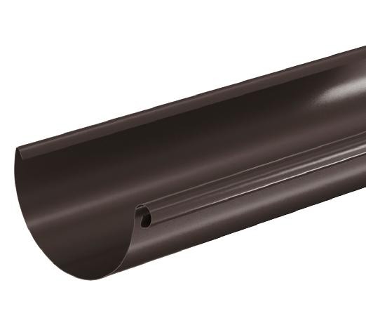 Водосток Aquasistem, система 150/100 - Водосточный желоб 3.00м RR 32 Тёмно Коричневый купить в Березниках