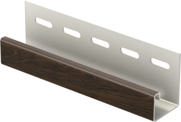 J-планка к Софиту PRO Тёмный орех купить в Березниках