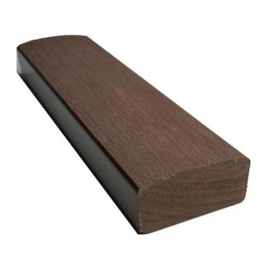 Лавочный брус Ecodecking Некст полнотелый брашированный 70х35 шоколад купить в Березниках