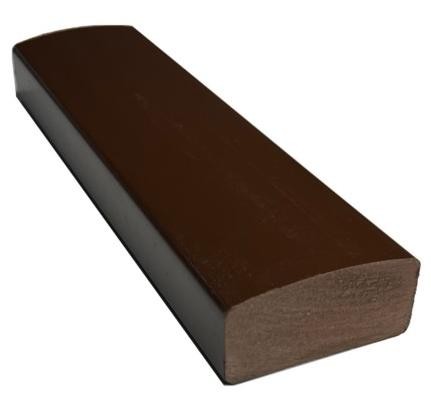 Лавочный брус Ecodecking Некст полнотелый глянцевый 70х35 шоколад купить в Березниках