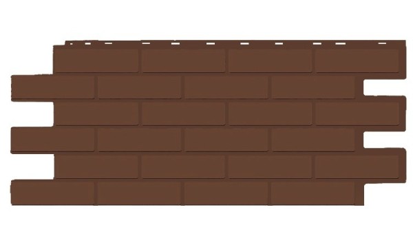 Фасадная панель T-Siding Кирпич Модерн Эко Браун купить в Березниках