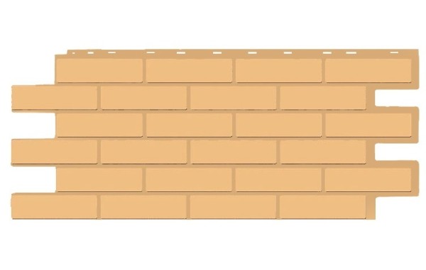 Фасадная панель T-Siding Кирпич Модерн Эко Крем купить в Березниках