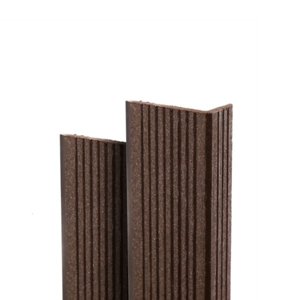 Угол торцевой Ecodecking Техно 70х35x3000 Шоколад купить в Березниках