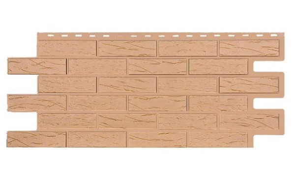 Фасадная панель T-Siding Кирпич Саман Эко Крем купить в Березниках